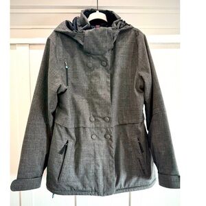 Obermeyer Grey Ski 🎿& Snowboard 🏂 Double Breasted jacket-Women’s size 14